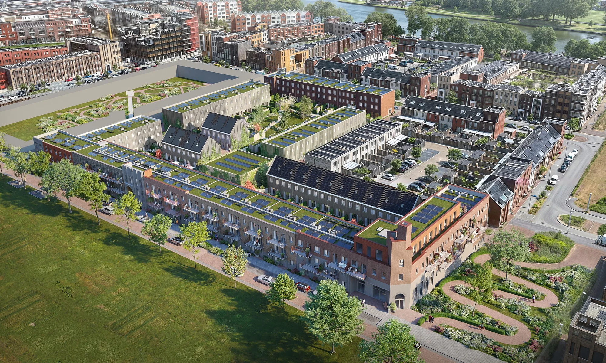 Wonen in Leeuwesteyn, de nieuwste wijk aan het Amsterdam Rijnkanaal.